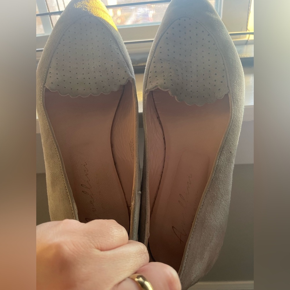 Avellini - Women's Gray Suede Loafers - Picture 6 of 6